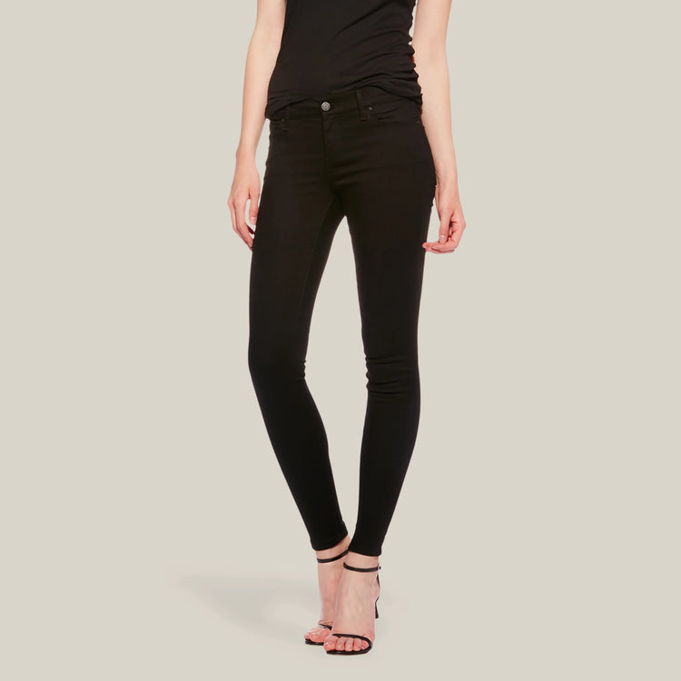 Women wearing Noir Bond Mid Rise Skinny Jeans