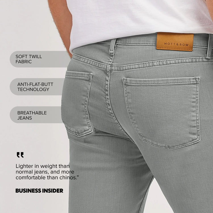 Men wearing Sage Slim Mercer Jeans