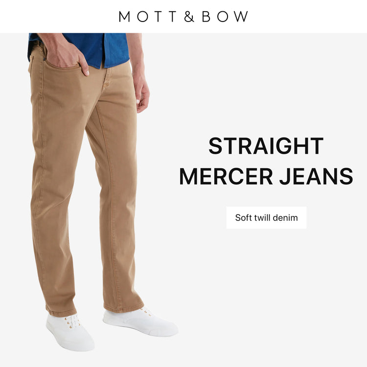 Men wearing Military Green Mott&Bow | Straight Mercer Jeans tt