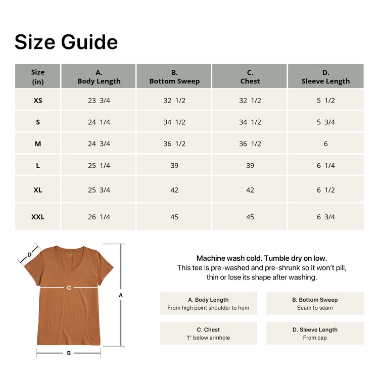 Women wearing White Mott&Bow | Fitted V-Neck Marcy Tee tt