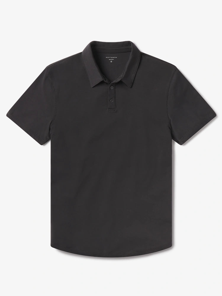 Men wearing Dark Gray Luxe Performance Polo