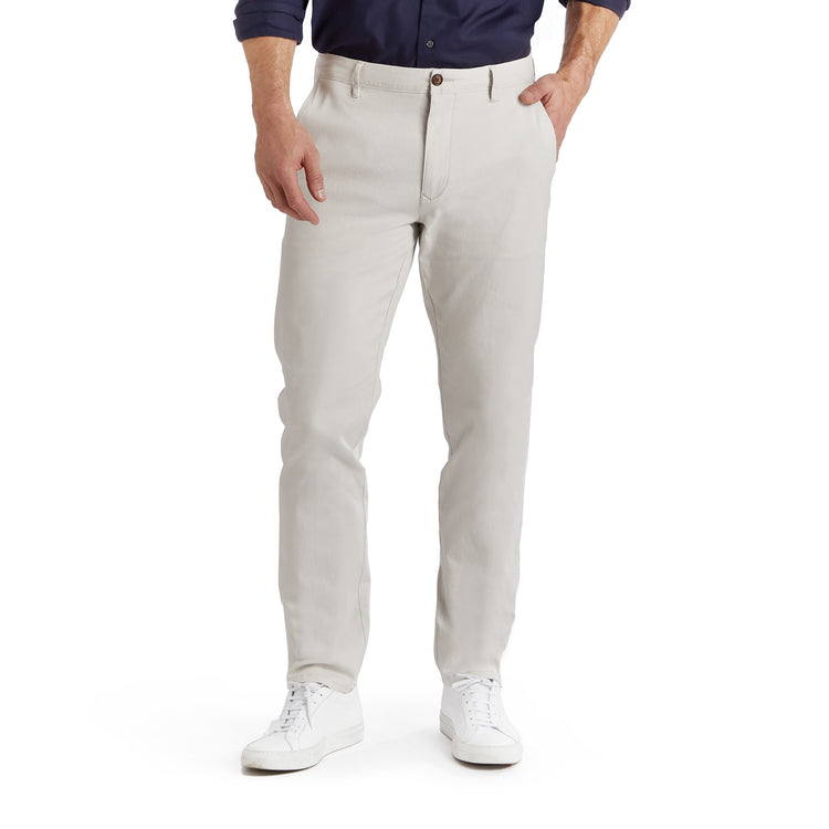 Men wearing Beige Everyday Comfort Chino Slim Pants