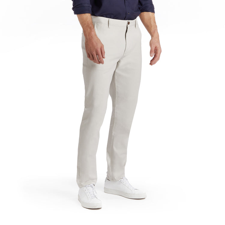 Men wearing Beige Everyday Comfort Chino Slim Pants