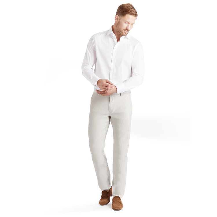 Men wearing Beige Everyday Comfort Chino Slim Pants
