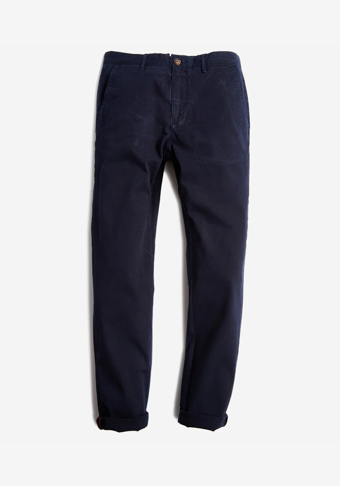 Men wearing Azul marino Everyday Comfort Chino Slim Pants