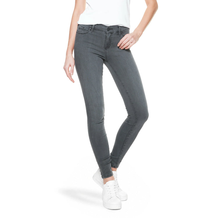 Women wearing Gris medio Mid Rise Skinny Orchard Jeans