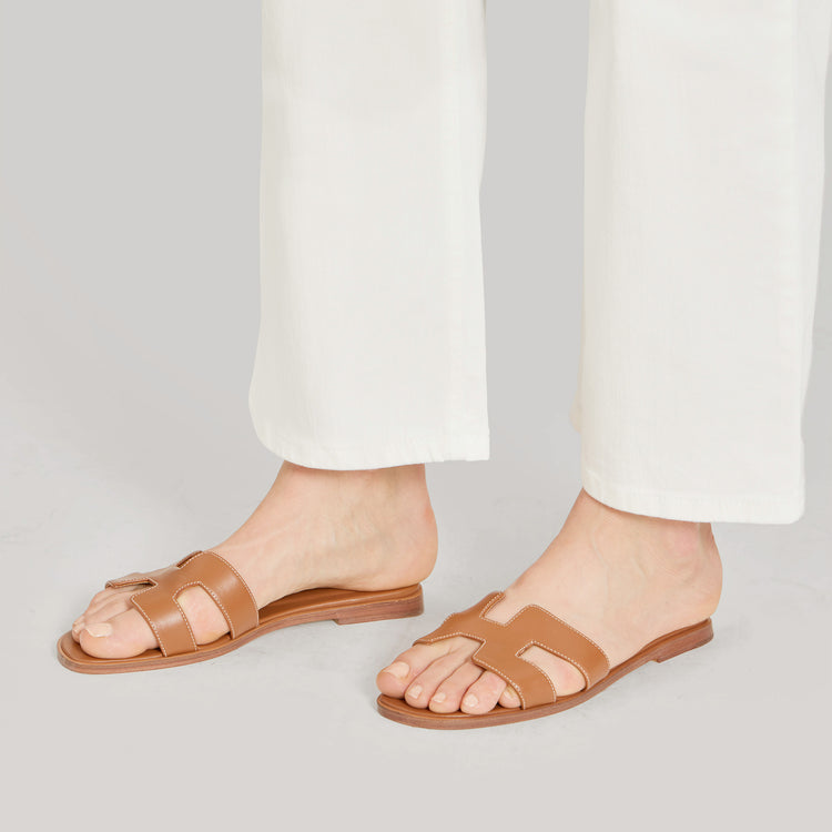 Women wearing Bone High Rise Cropped Straight Leg Mercer