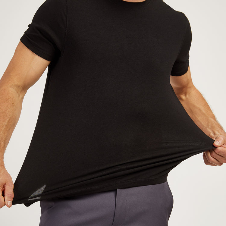 Men wearing Negro Luxe Stretch Tee