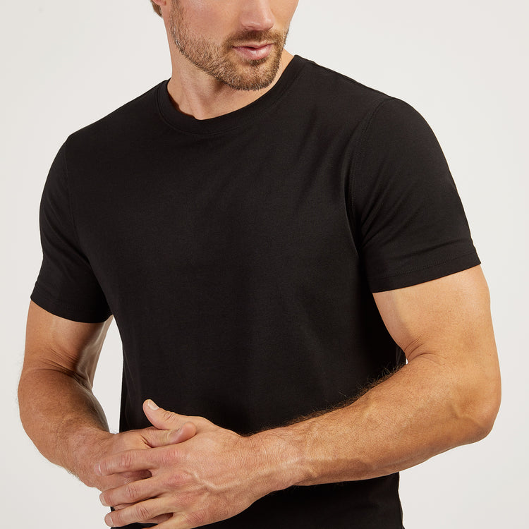 Men wearing Negro Luxe Stretch Tee
