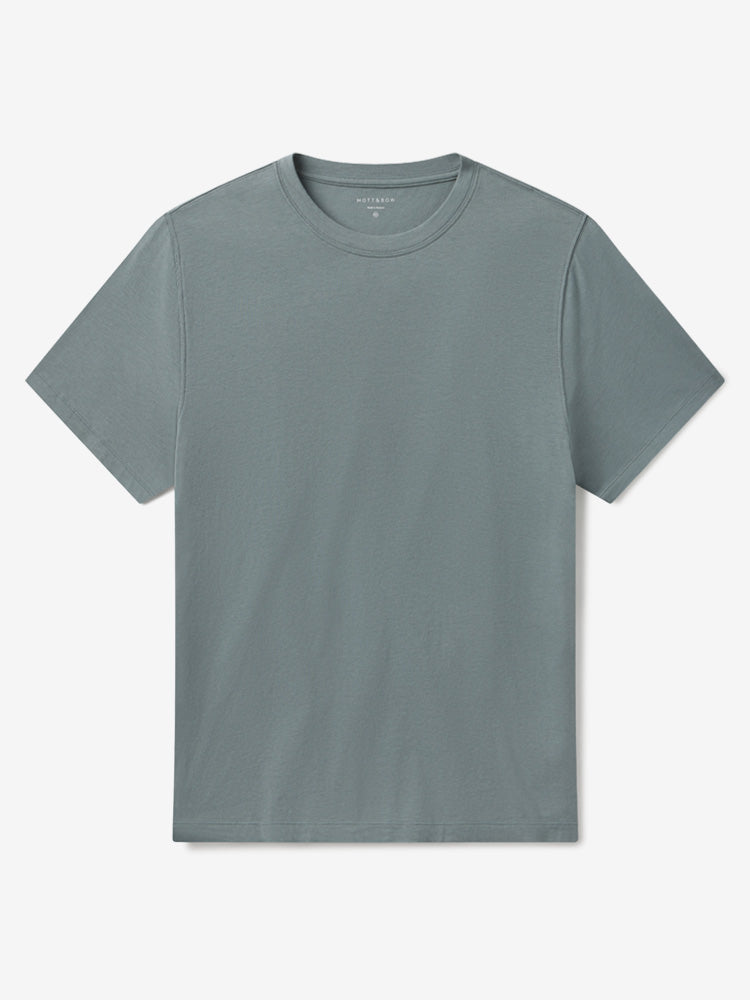 Men wearing Sea Grass Luxe Stretch Tee