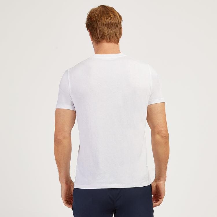Men wearing Blanco Luxe Stretch Tee