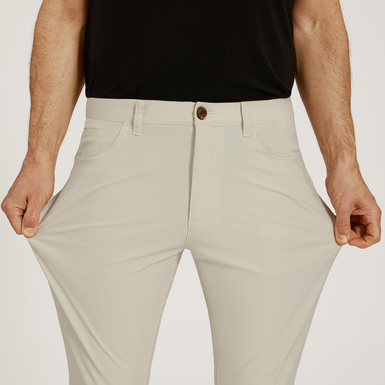 Men wearing Stone 5 Pocket Travel Pants