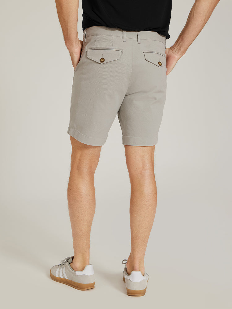 Men wearing Silver Stretch Chino Short