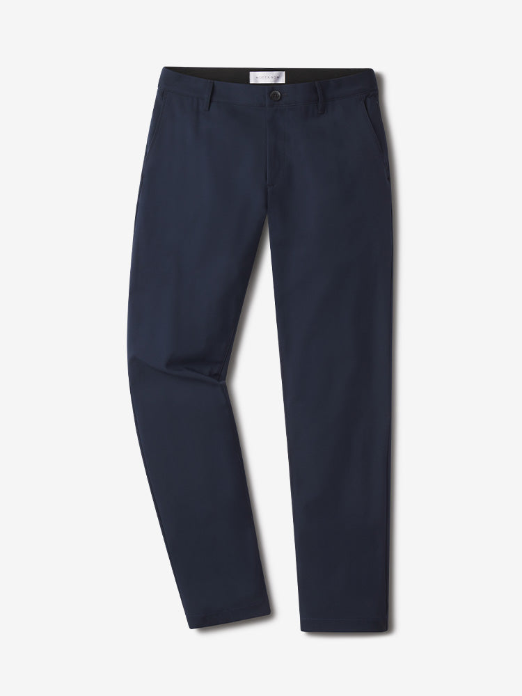 Men wearing Navy Tech Slim Pants
