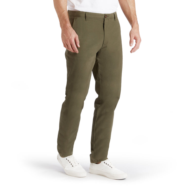 Men wearing Green Everyday Comfort Chino Slim Pants