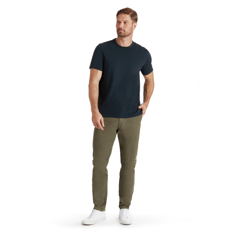 Men wearing Green Everyday Comfort Chino Slim Pants