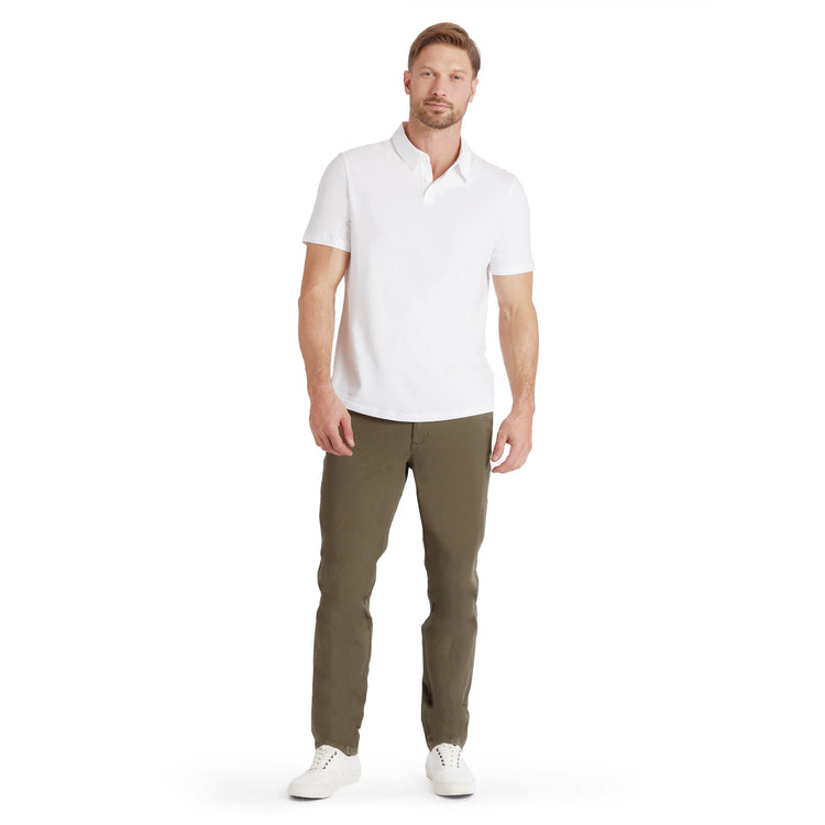 Men wearing Green Everyday Comfort Chino Slim Pants