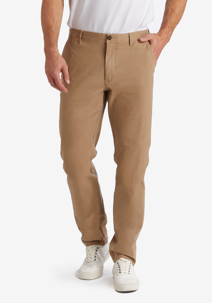 wearing Black Everyday Comfort Chino Slim Pants