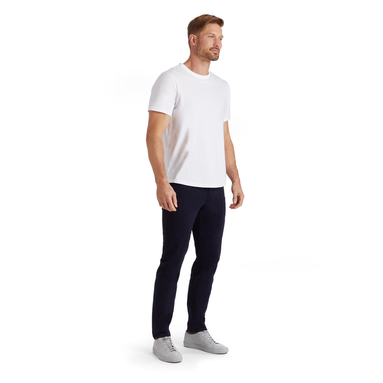 Men wearing Azul marino Everyday Comfort Chino Slim Pants