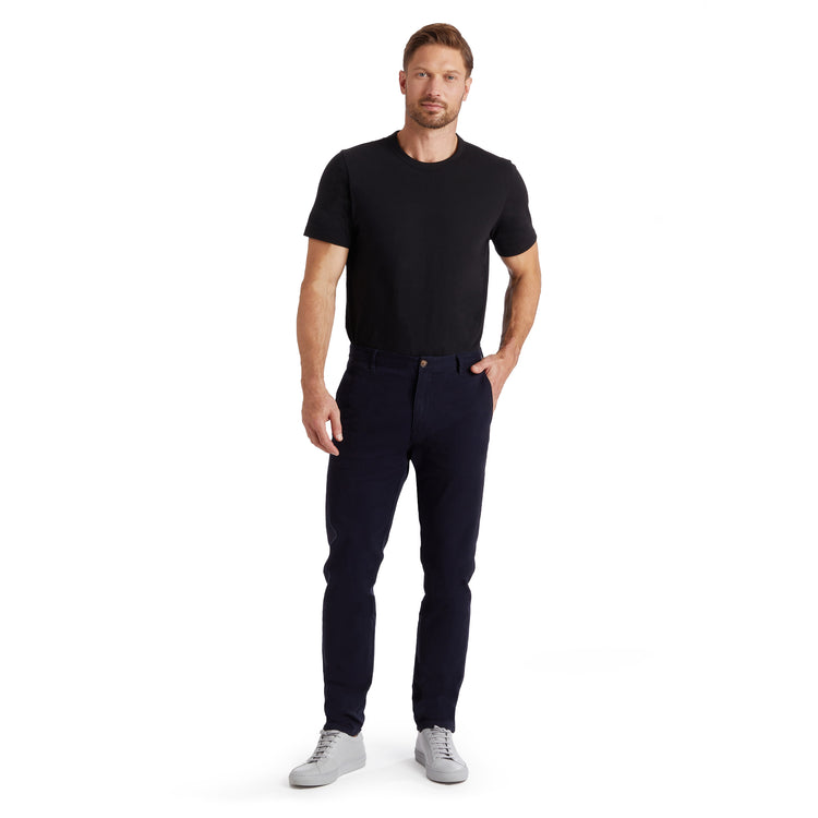 Men wearing Azul marino Everyday Comfort Chino Slim Pants
