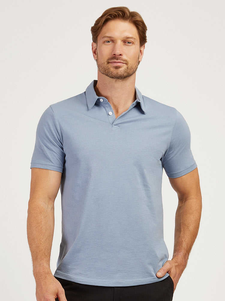 Mott & Bow Polo Pima Cblu