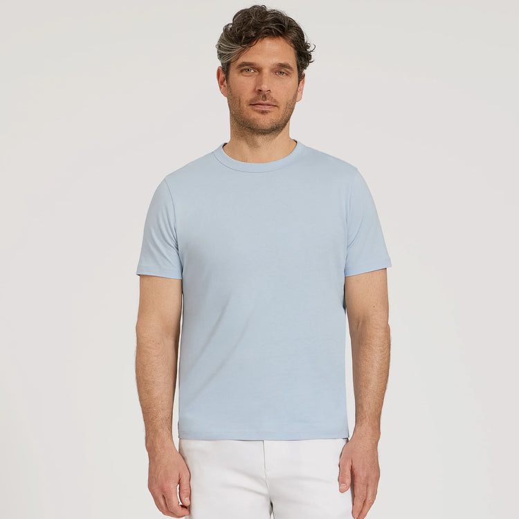 wearing White Mott&Bow | Classic Crew Driggs Tee tt