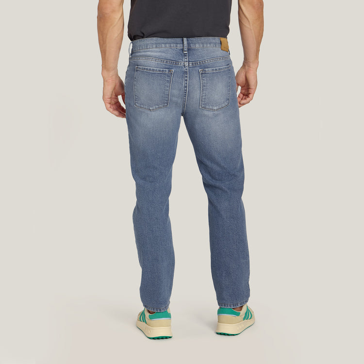 Men wearing Vintage Blue Slim Hubert Jeans