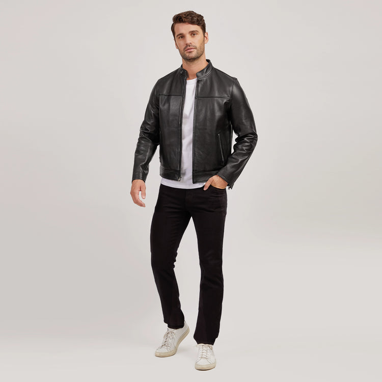 Men wearing Black Slim Jay Jeans