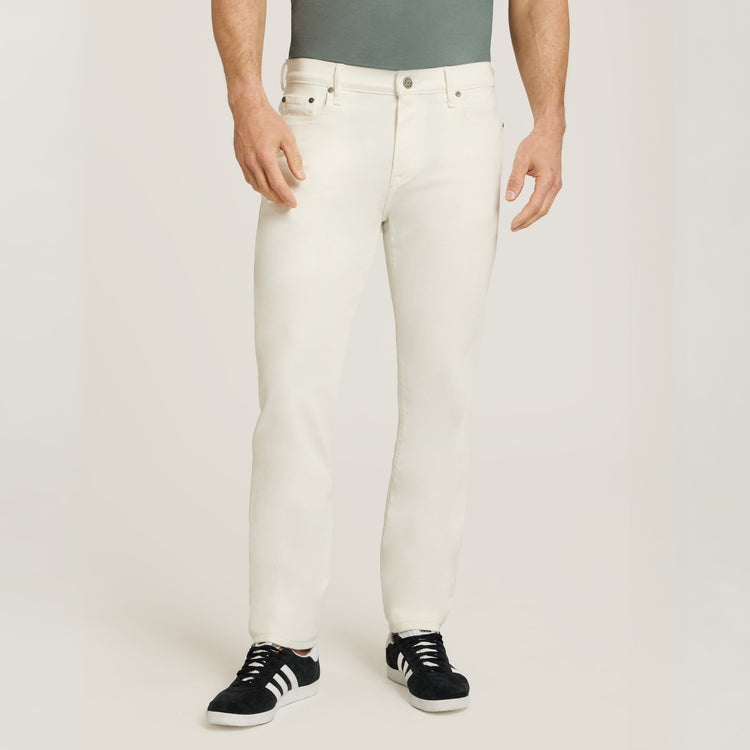 Men wearing White Slim Lloyd Jeans