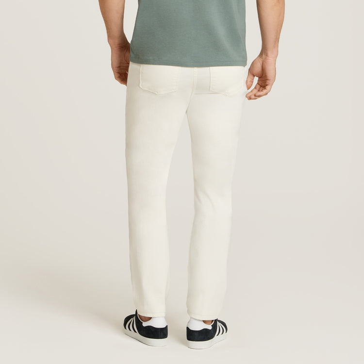 Men wearing White Slim Lloyd Jeans