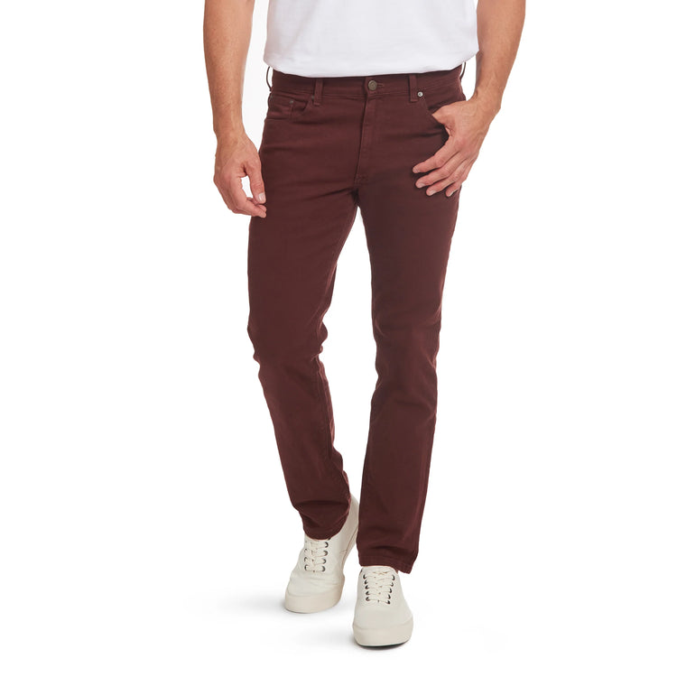 Men wearing Khaki Mott&Bow | Slim Mercer Jeans tt