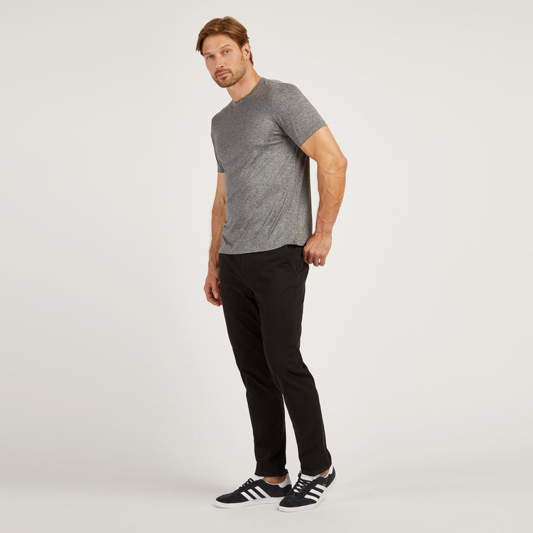 Men wearing Heather Gray Tech Tee