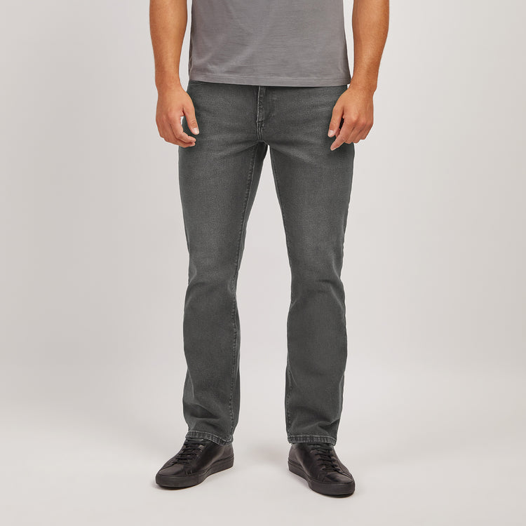 Men wearing Gray Straight Allen Jeans