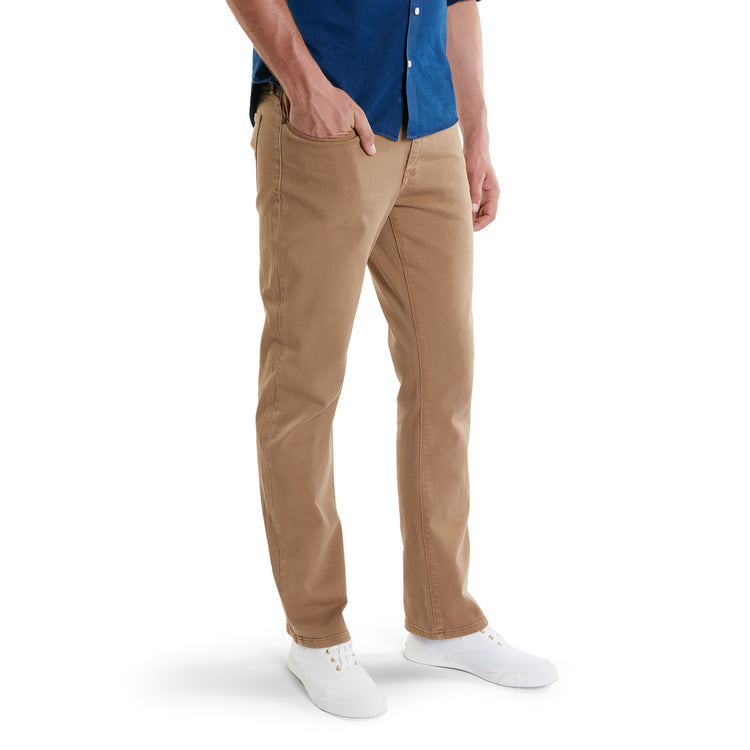 Men wearing Khaki Straight Mercer Jeans
