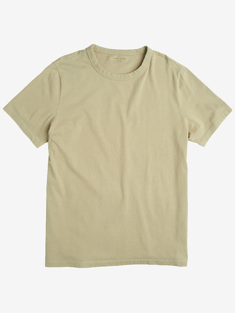 wearing Baltic Blue Classic Crew Neck Driggs Tee