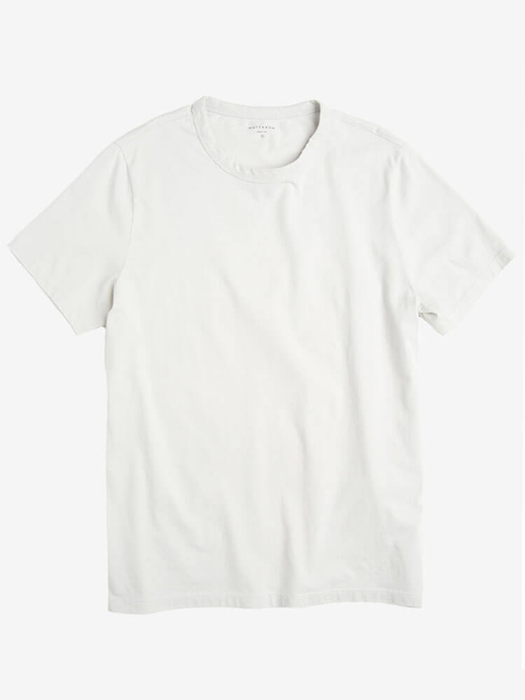 wearing Baltic Blue Classic Crew Neck Driggs Tee