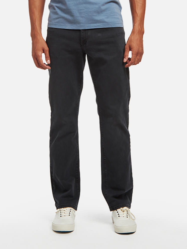 Men wearing Medium/Dark Gray Straight Stone Jeans