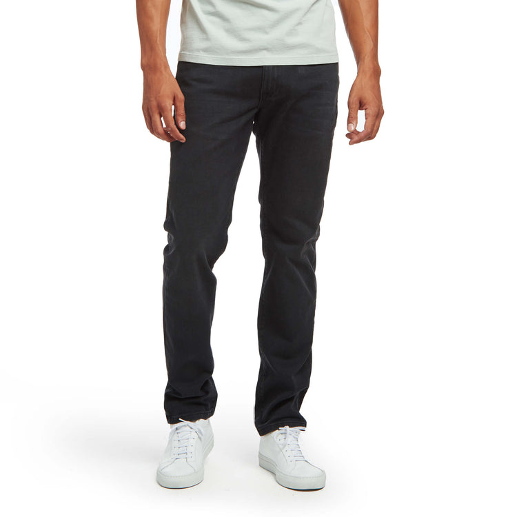 Men wearing Medium/Dark Gray Slim Stone Jeans