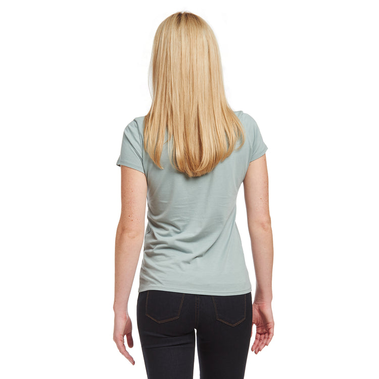 Women wearing Vine Fitted Crew Marcy Tee