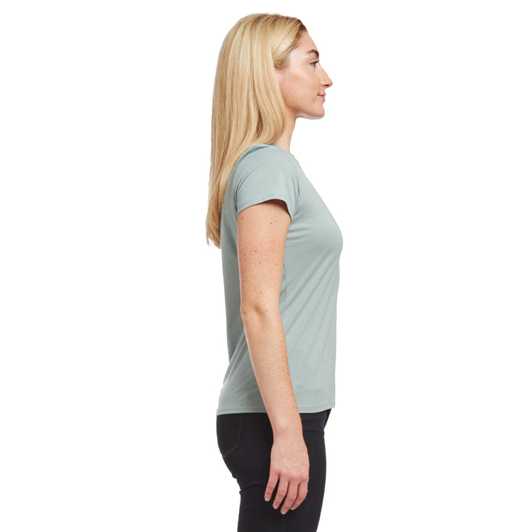 Women wearing Vine Fitted Crew Marcy Tee