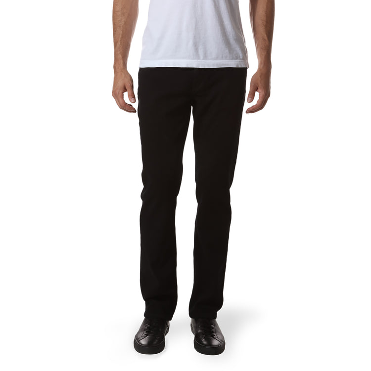 Men wearing Black Straight Jay Jeans