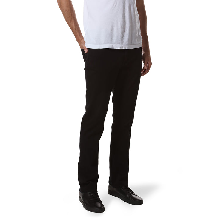 Men wearing Black Straight Jay Jeans