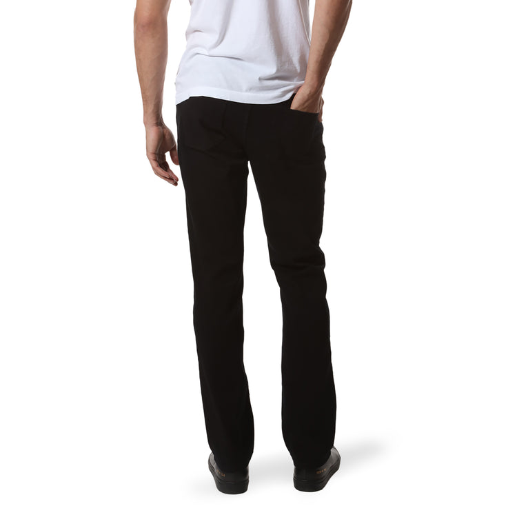 Men wearing Black Straight Jay Jeans