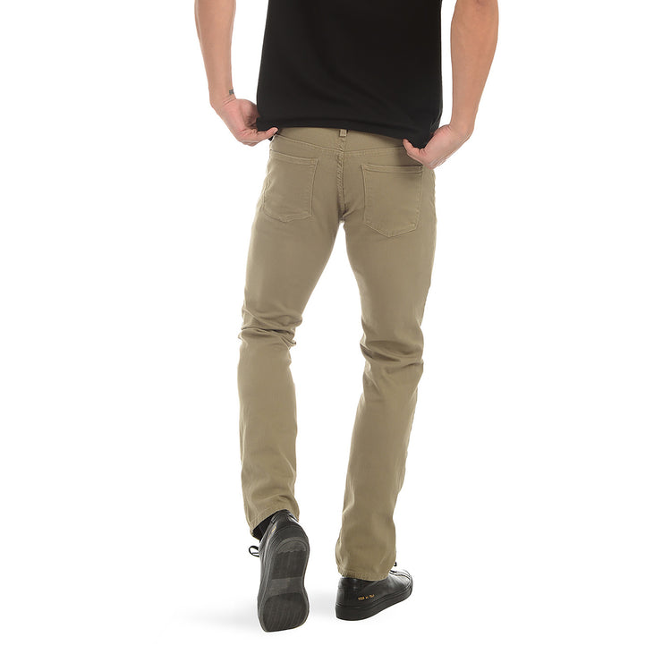 Men wearing Olive Slim Mercer Jeans