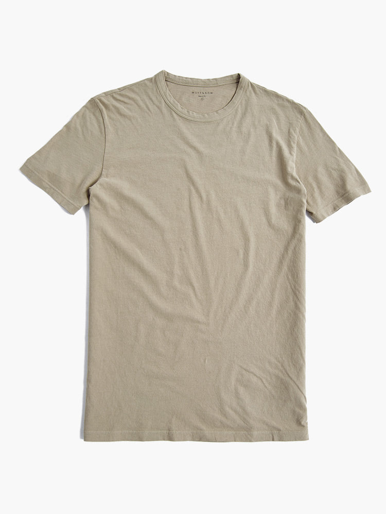 wearing Baltic Blue Classic Crew Neck Driggs Tee