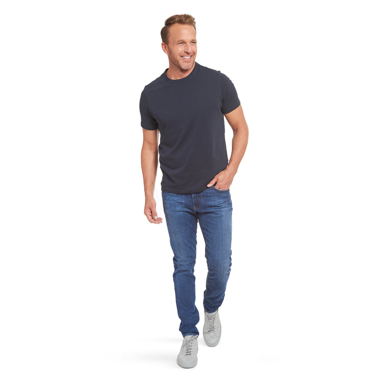 Men wearing Bleu clair/Médium Skinny Wooster Jeans