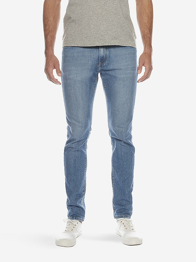 Men wearing Light Blue Skinny Benson Jeans