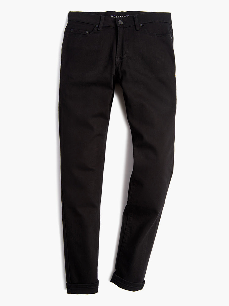 Men wearing Black Slim Barclay Jeans