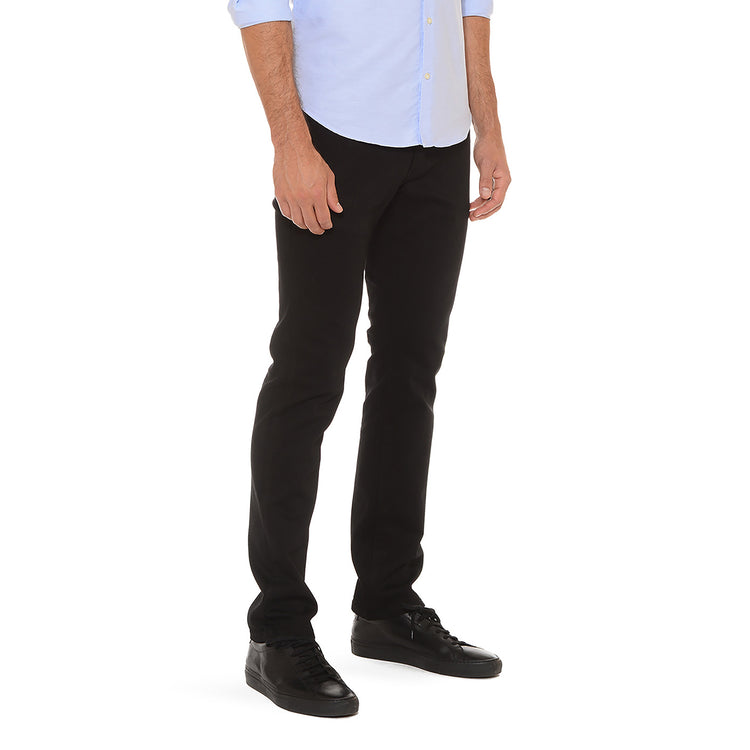 Men wearing Black Slim Barclay Jeans