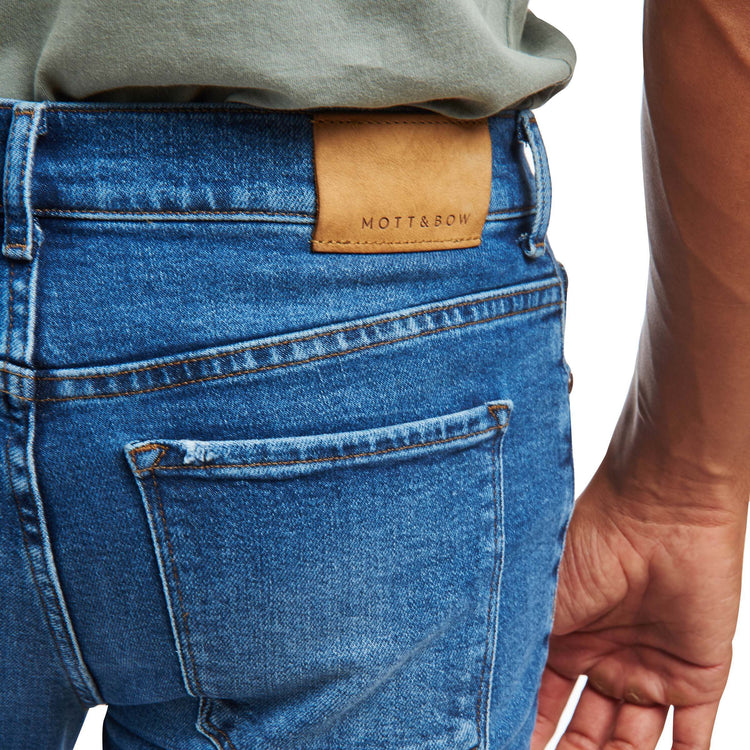 Men wearing Azul medio Slim Hubert Jeans